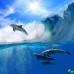 DIVINO Decor – B-066 Дельфины в волнах